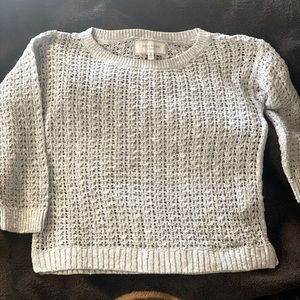 GILLY HICKS unworn. Lacy stitch lightweight cropped top